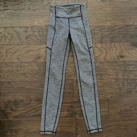 Lululemon Speed Up Tight High Rise Full Length Luxtreme Knit Heathered Leggings - Picture 10 of 15